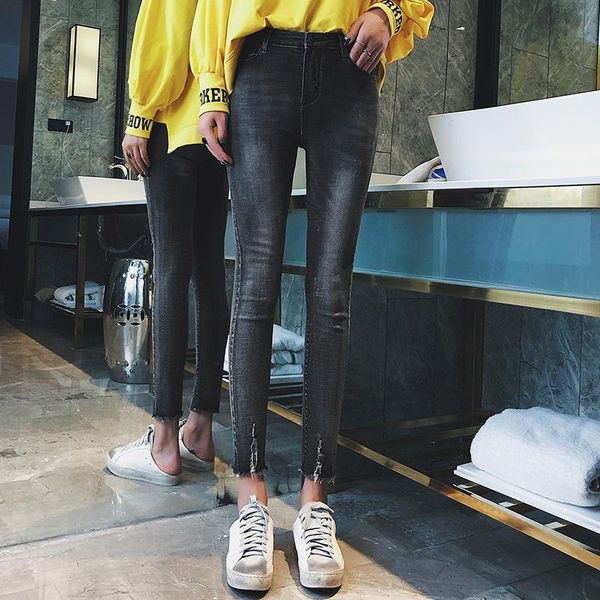women's jeans 2021 denim high elastic tight skinny pencil pants girls fashion hole ankle-length plus size 40, Blue
women's jeans 2021 denim high elastic tight skinny pencil pants girls fashion hole ankle-length plus size 40, Blue