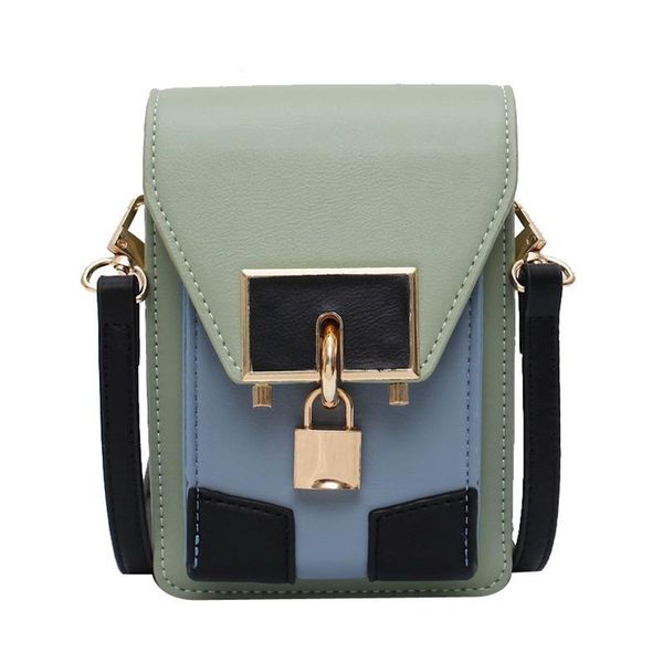 contrasting color wallet cell phone bag retro small square bag women new crossbody lady's shoulder underarm pubag metal lock
contrasting color wallet cell phone bag retro small square bag women new crossbody lady's shoulder underarm pubag metal lock