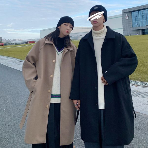 winter windbreaker men's and korean fashion cool couple's coat design sense of big clothes ruffian handsome tweed style, Tan;black
winter windbreaker men's and korean fashion cool couple's coat design sense of big clothes ruffian handsome tweed style, Tan;black