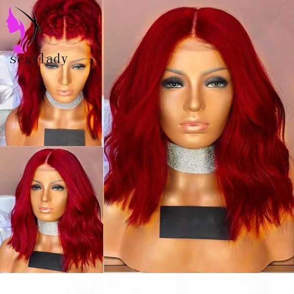 red natural wave short lace front wig synthetic hair heat resistant hand tied cosplay party bob wigs for women masquerade makeup, Black
red natural wave short lace front wig synthetic hair heat resistant hand tied cosplay party bob wigs for women masquerade makeup, Black