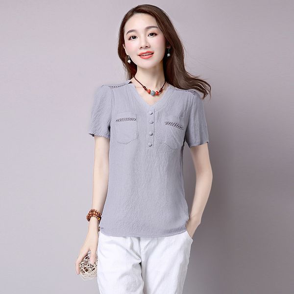 2021 new women's shirts will see t'more queen's size cotton-style t-shirt ladies'low v-low casual t-shirts mujer wxf104, White
2021 new women's shirts will see t'more queen's size cotton-style t-shirt ladies'low v-low casual t-shirts mujer wxf104, White