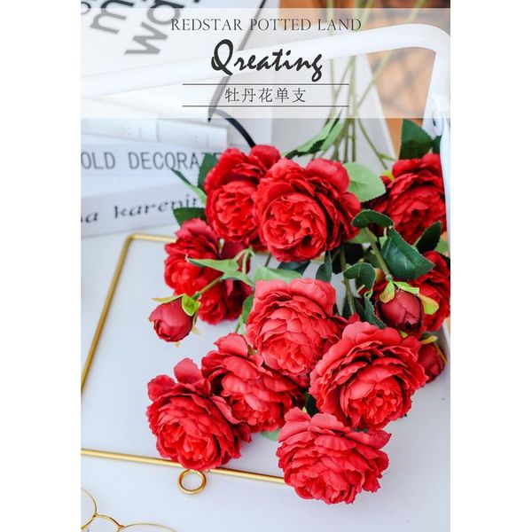 3 heads 1pc peony artificial flower fake flowers bouquet branch pink white for home decor house wedding decoration indoo wmtaii
3 heads 1pc peony artificial flower fake flowers bouquet branch pink white for home decor house wedding decoration indoo wmtaii