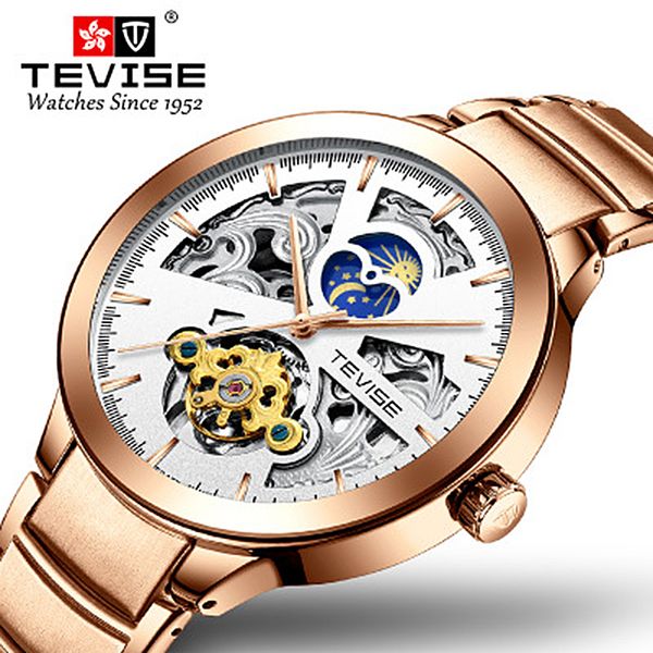 tevise brand luxury men watch automatic mechanical watches for men self winding tourbillon male wristwatch relogio masculino, Slivery;brown
tevise brand luxury men watch automatic mechanical watches for men self winding tourbillon male wristwatch relogio masculino, Slivery;brown