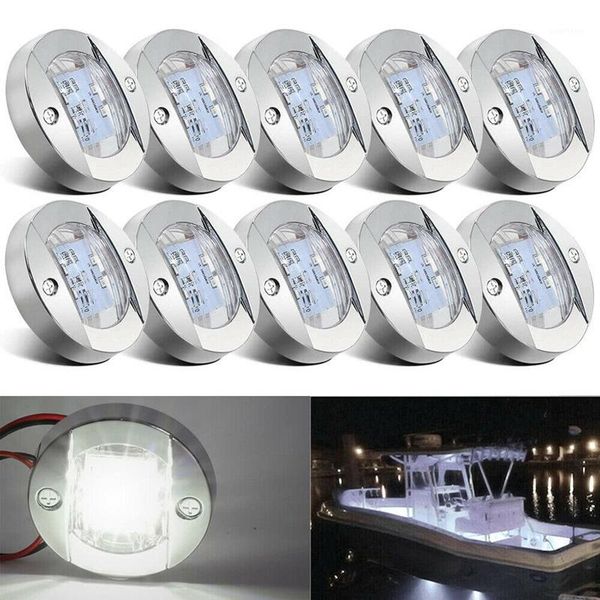 10 pcs marine boat 6 led cabin deck courtesy light stern transom lights white1
10 pcs marine boat 6 led cabin deck courtesy light stern transom lights white1