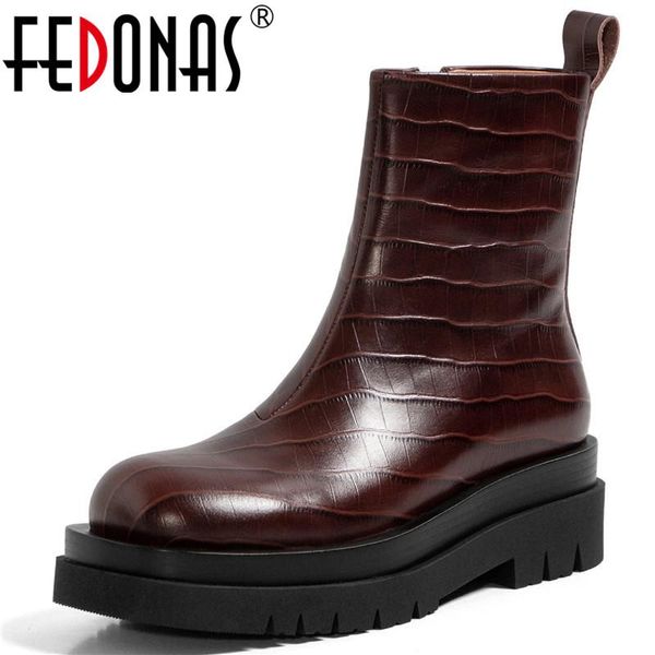 FEDONAS 2020 Fall Women's Autumn Boots Genuine Leather Ankle Boots Forowmne Chunky Platform Party Wedding Basic Shoes Woman, Black
FEDONAS 2020 Fall Women's Autumn Boots Genuine Leather Ankle Boots Forowmne Chunky Platform Party Wedding Basic Shoes Woman, Black