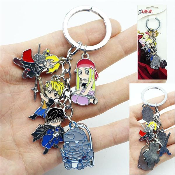 fullmetal alchemist edward elric keychain keyring 5 in 1 set alloy metal pendant cartoon figures key ring cosplay accessories, Silver
fullmetal alchemist edward elric keychain keyring 5 in 1 set alloy metal pendant cartoon figures key ring cosplay accessories, Silver