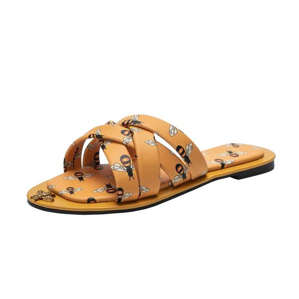 2021 design women slippers bee printing ladies sandals comfortable flip flops plus size 42 indoor outdoor shoes, Black
2021 design women slippers bee printing ladies sandals comfortable flip flops plus size 42 indoor outdoor shoes, Black