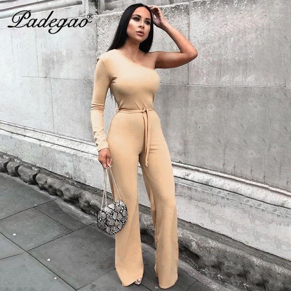 2020 new one-shoulder long sleeve bodycon jumpsuit autumn winter women belt pure streetwear outfits jumpsuits body mujer1, Black;white
2020 new one-shoulder long sleeve bodycon jumpsuit autumn winter women belt pure streetwear outfits jumpsuits body mujer1, Black;white