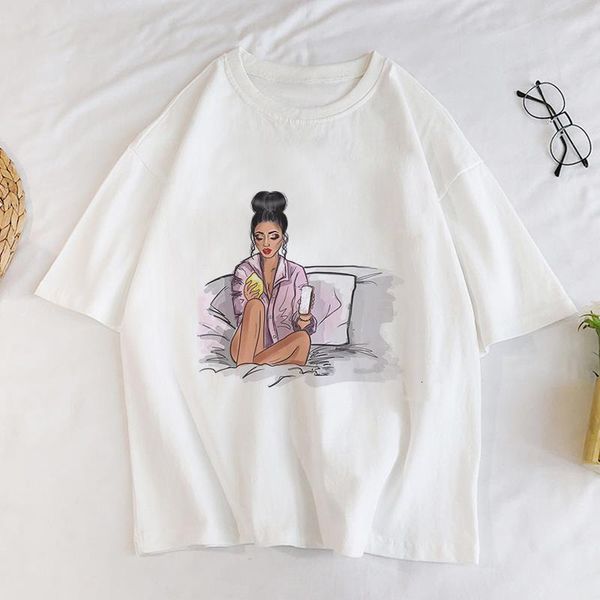 graphic cartoon korean style female t-shirt summer printed girl t shirt women harajuku vogue tshirt, White
graphic cartoon korean style female t-shirt summer printed girl t shirt women harajuku vogue tshirt, White