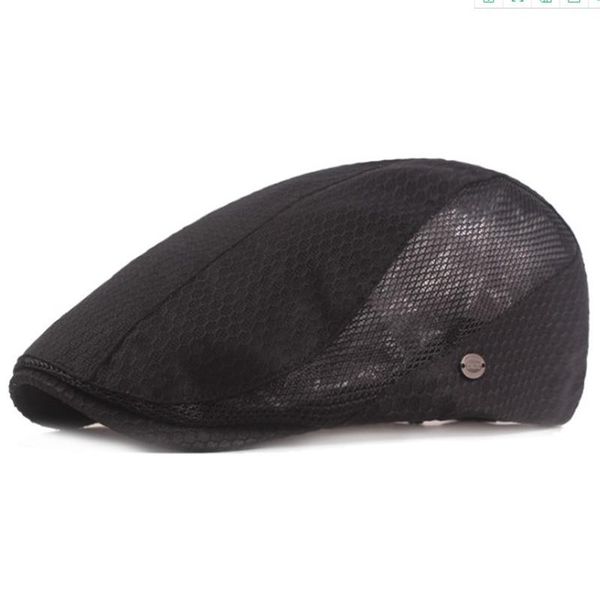 berets couple caps mesh cap men's ventilated beret hat summer breathable women's fashion beach hats chapeau fishing boinas, Blue;gray
berets couple caps mesh cap men's ventilated beret hat summer breathable women's fashion beach hats chapeau fishing boinas, Blue;gray