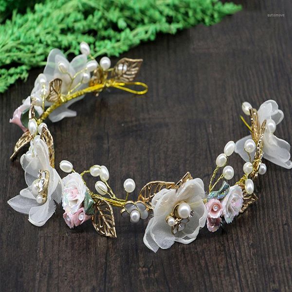 himstory handmade headbands golden leaves soft headpiece pearl ceramic flower bride wedding accessories bridal hairwear1, Golden;silver
himstory handmade headbands golden leaves soft headpiece pearl ceramic flower bride wedding accessories bridal hairwear1, Golden;silver