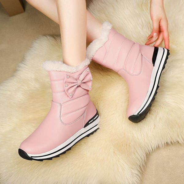 plus size 31-43 snow boots women's shoes platform waterproof winter boots female white warm cotton shoes ankle, Black
plus size 31-43 snow boots women's shoes platform waterproof winter boots female white warm cotton shoes ankle, Black