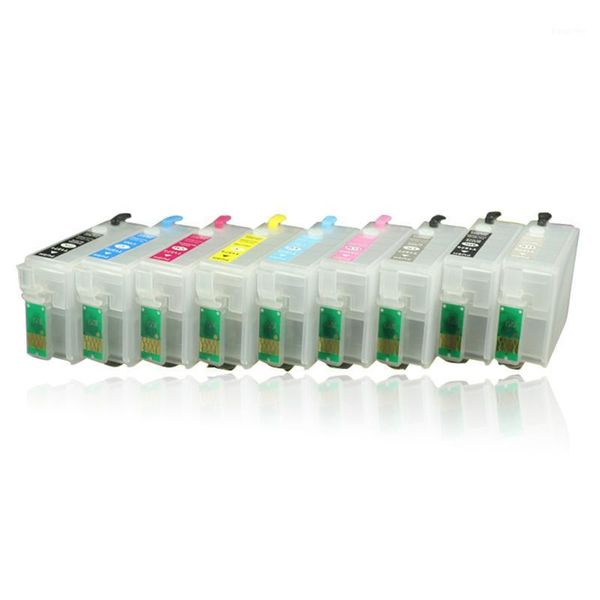compatible t7601 t7602 7603 7604 7605 7606 7067 7068 7609 for surecolor p600 refillable cartridges empty1 ink
compatible t7601 t7602 7603 7604 7605 7606 7067 7068 7609 for surecolor p600 refillable cartridges empty1 ink