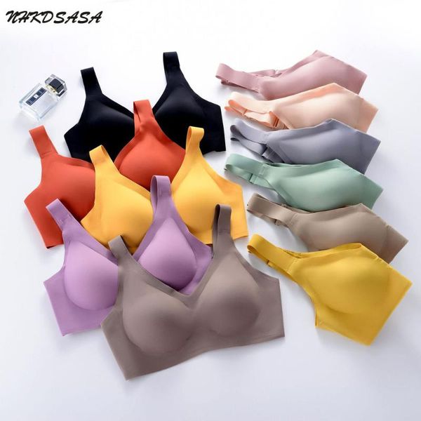 nhkdsasa women's support wire bra comfort push up bra minimizer candy color one piece seamless full coverage bralette, Red;black
nhkdsasa women's support wire bra comfort push up bra minimizer candy color one piece seamless full coverage bralette, Red;black