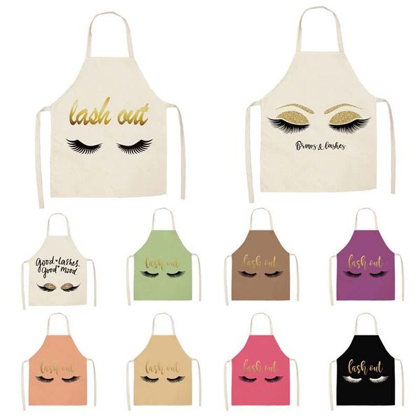 aprons eye lashes printed kitchen men women chef cooking cotton linen waist apron cleaning
aprons eye lashes printed kitchen men women chef cooking cotton linen waist apron cleaning
