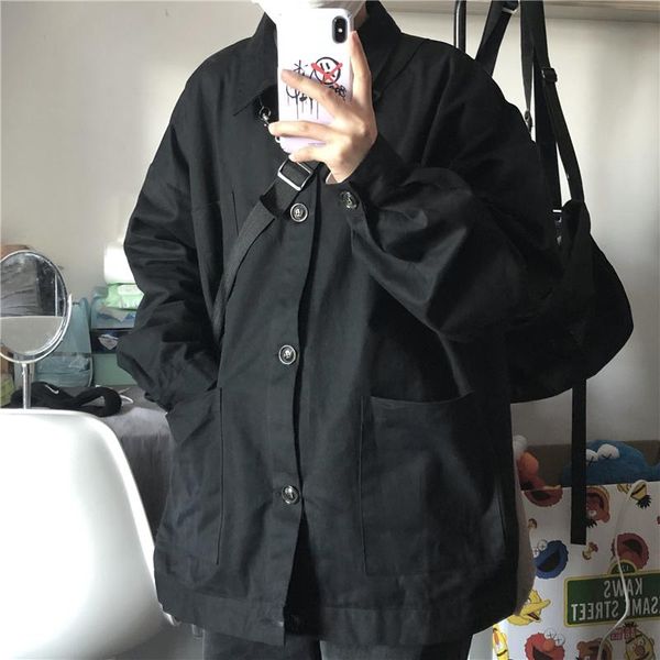 men's jackets 2021 spring and autumn ins japanese harajuku style retro loose tooling jacket fashion casual thin black m-xl, Black;brown
men's jackets 2021 spring and autumn ins japanese harajuku style retro loose tooling jacket fashion casual thin black m-xl, Black;brown