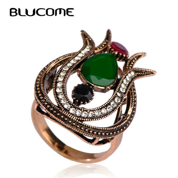 cluster rings blucome 2021 vintage women antique gold-color water drop resin lily flower ring brand turkish party jewelry red anel, Golden;silver
cluster rings blucome 2021 vintage women antique gold-color water drop resin lily flower ring brand turkish party jewelry red anel, Golden;silver