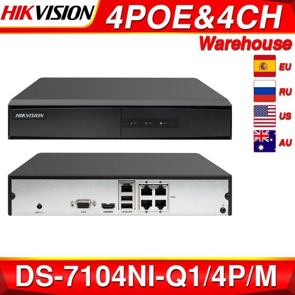 hikvision original nvr ds-7104ni-q1/4p/m 4ch poe nvr 6mp view 4mp record h.265+ sata for poe ipc security network video recorder, Black;white
hikvision original nvr ds-7104ni-q1/4p/m 4ch poe nvr 6mp view 4mp record h.265+ sata for poe ipc security network video recorder, Black;white