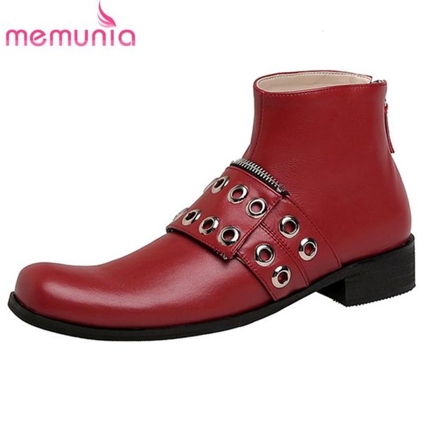 boots memunia 2021 genuine leather vintage shoes women ankle rivet zip cool comfortable casual ladies, Black
boots memunia 2021 genuine leather vintage shoes women ankle rivet zip cool comfortable casual ladies, Black