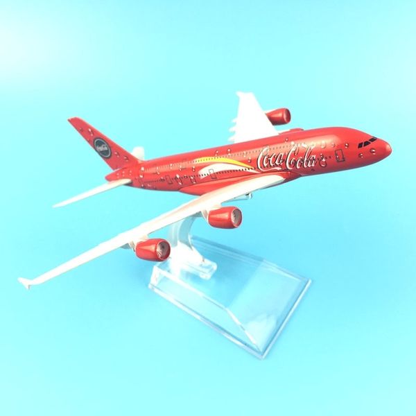 air passenger plane cola a380 aircraft model model plane simulation 16cm alloy christmas toys gifts children y200428
air passenger plane cola a380 aircraft model model plane simulation 16cm alloy christmas toys gifts children y200428