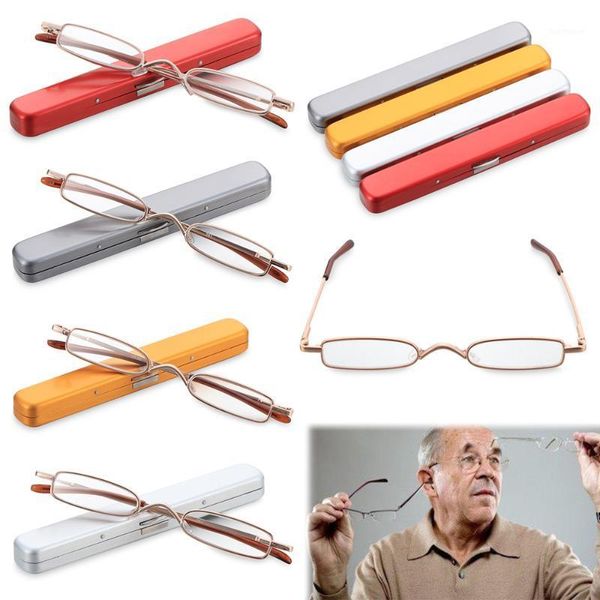 1 pc slim small mini metal reading glasses portable light weight metal frame resin lens reader spectacles +1.0 to 3.51, Black
1 pc slim small mini metal reading glasses portable light weight metal frame resin lens reader spectacles +1.0 to 3.51, Black