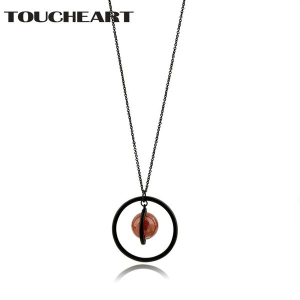 pendant necklaces toucheart elegant hollow alloy circle with natural gold stone bead long chain necklace for women ne170022, Silver
pendant necklaces toucheart elegant hollow alloy circle with natural gold stone bead long chain necklace for women ne170022, Silver