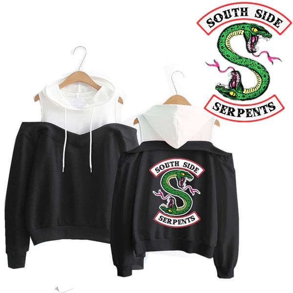 riverdale south side serpents hoodie southside serpents off-shoulder women sweatshirts long sleeve hooded clothes exclusive 1014, Black
riverdale south side serpents hoodie southside serpents off-shoulder women sweatshirts long sleeve hooded clothes exclusive 1014, Black