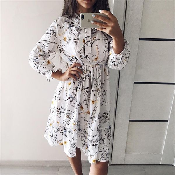 polka dot vintage shirt dress work office spring autumn dress women elegant floral print long sleeve korean style dresses female, Black;gray
polka dot vintage shirt dress work office spring autumn dress women elegant floral print long sleeve korean style dresses female, Black;gray