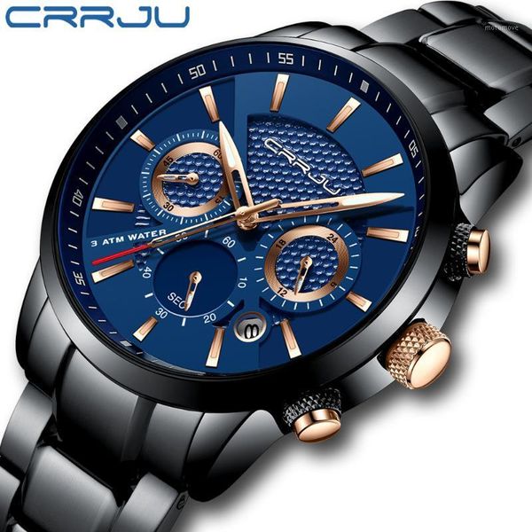 wristwatches mens watches crrju sports watch for men casual waterproof quartz stainless steel man wristwatch1, Slivery;brown
wristwatches mens watches crrju sports watch for men casual waterproof quartz stainless steel man wristwatch1, Slivery;brown