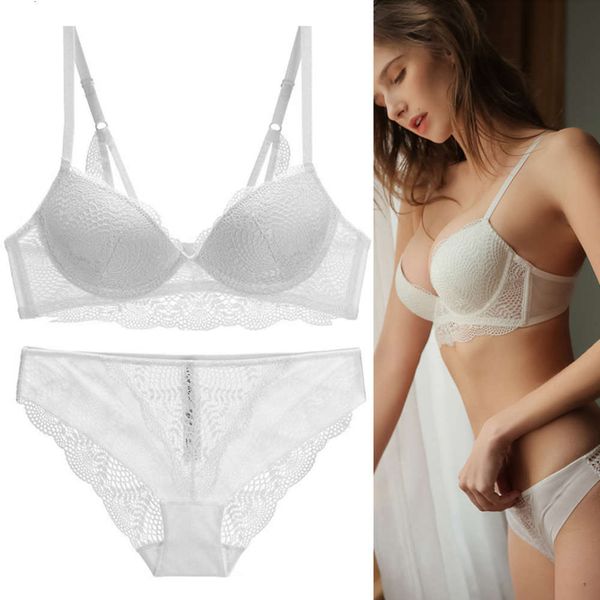 winter thick style thickened small chest gathered white black back a b c cup underwear women's bra set, Black;white
winter thick style thickened small chest gathered white black back a b c cup underwear women's bra set, Black;white