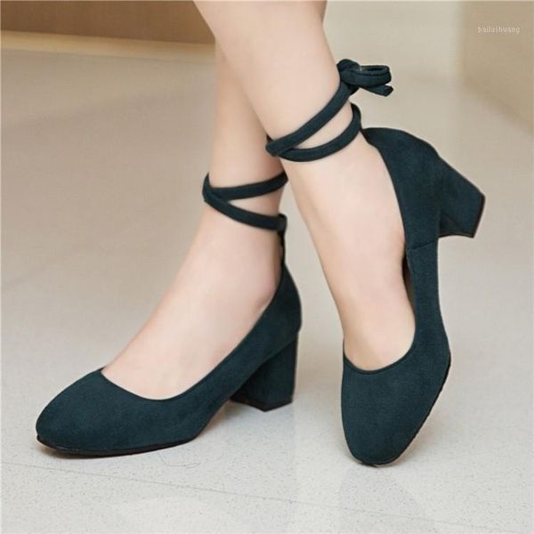 big size ladies high heels women shoes woman pumps square-headed heavy-heeled lace-up single shoe1, Black
big size ladies high heels women shoes woman pumps square-headed heavy-heeled lace-up single shoe1, Black
