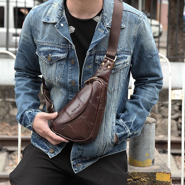 cobbler legend 2019 genuine leather casual cowhide chest pack large england style men mobile bag men's messenger bags 1205086-1
cobbler legend 2019 genuine leather casual cowhide chest pack large england style men mobile bag men's messenger bags 1205086-1