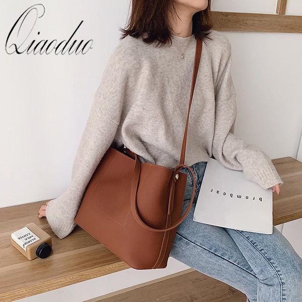 qiaoduo casual large capacity shoulder bag women designer handbags luxury matte leather female messenger bag big buckets
qiaoduo casual large capacity shoulder bag women designer handbags luxury matte leather female messenger bag big buckets