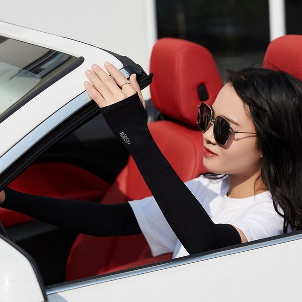 elbow length fingerless gloves summer long ice silk sleeve sunscreen men women driving riding arm sleeves popular in europe and america, Blue;gray
elbow length fingerless gloves summer long ice silk sleeve sunscreen men women driving riding arm sleeves popular in europe and america, Blue;gray