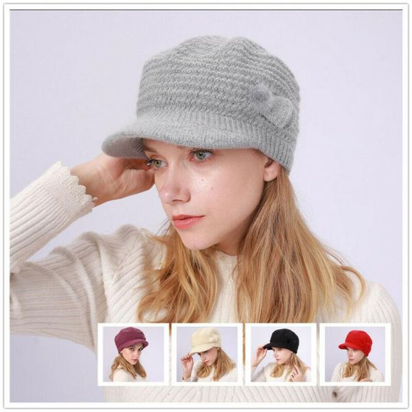 women warm knitted hat fur beret for girl solid color fashion lady wool cap soft winter autumn clothes accessories, Blue;gray
women warm knitted hat fur beret for girl solid color fashion lady wool cap soft winter autumn clothes accessories, Blue;gray
