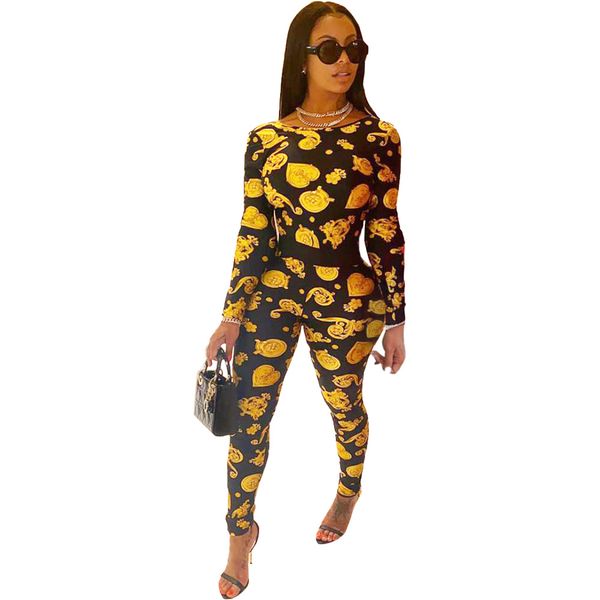 womens luxury designer 2pcs set long sleeve crew neck print backless pants casual set fashion female clothing, Gray
womens luxury designer 2pcs set long sleeve crew neck print backless pants casual set fashion female clothing, Gray