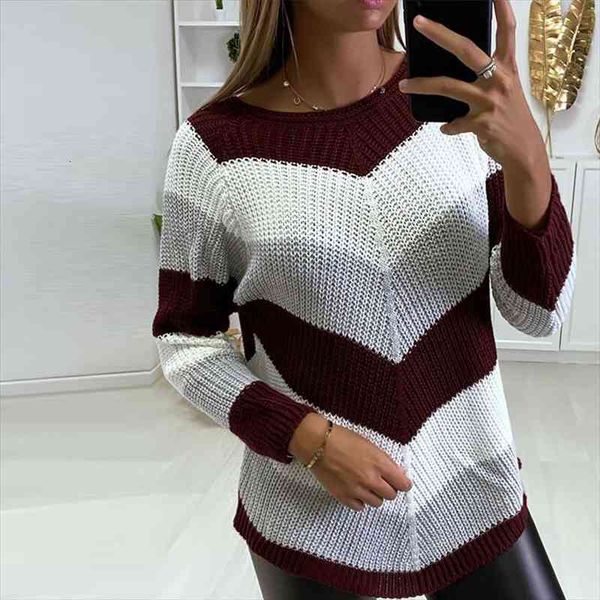 autumn women elegant o-neck warm knitted sweaters fashion striped long sleeve pullovers winter lady casual sweaters, White;black
autumn women elegant o-neck warm knitted sweaters fashion striped long sleeve pullovers winter lady casual sweaters, White;black