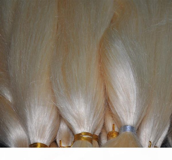 new arrival 400gr silk straight wave human raw hair without weft 100% blonde color 613# brazilian hair bulk for braiding, Black
new arrival 400gr silk straight wave human raw hair without weft 100% blonde color 613# brazilian hair bulk for braiding, Black