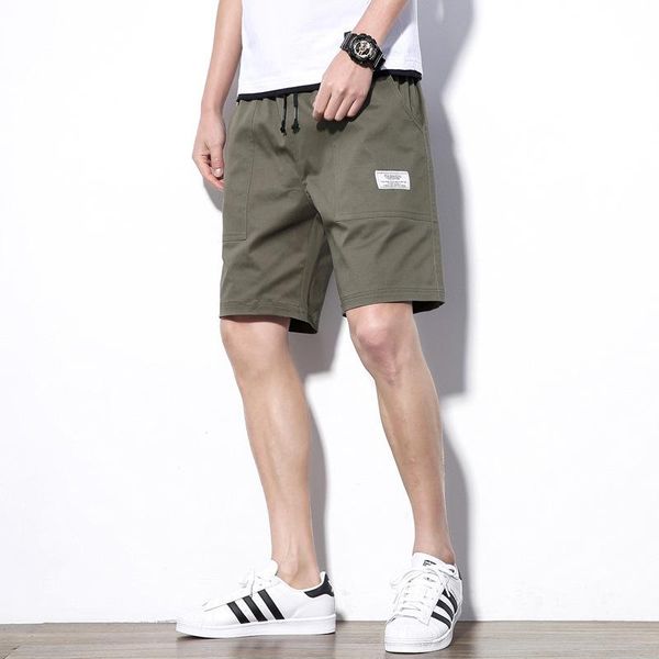 men's shorts 2021 camouflage men elastic waist casual / over-knee quality, White;black 
men's shorts 2021 camouflage men elastic waist casual / over-knee quality, White;black