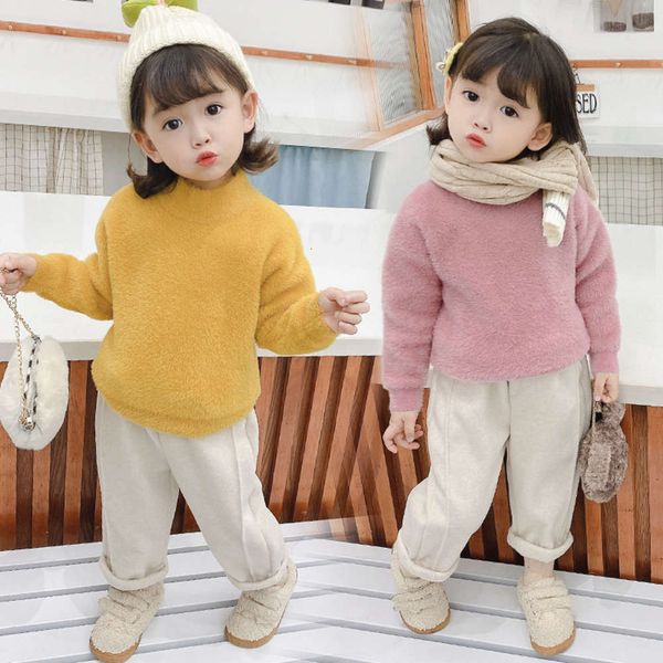 autumn huzhou zhili winter 2020 wear children's imitation mink veet round neck knitted girls' sweater mhmc, Blue
autumn huzhou zhili winter 2020 wear children's imitation mink veet round neck knitted girls' sweater mhmc, Blue