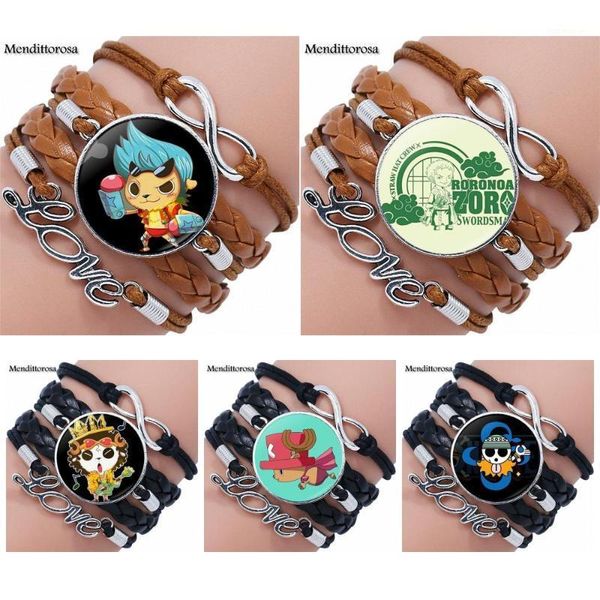 for girls gift fashion glass cabochon multilayer black/brown leather bracelet bangle handmade maxi luffy japanese anime1, Golden;silver
for girls gift fashion glass cabochon multilayer black/brown leather bracelet bangle handmade maxi luffy japanese anime1, Golden;silver