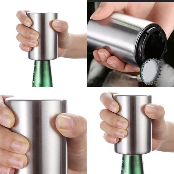 stainless steel beer bottle opener automatic press type no trace labor saving bottles openers convenient 5 2ld f2
stainless steel beer bottle opener automatic press type no trace labor saving bottles openers convenient 5 2ld f2