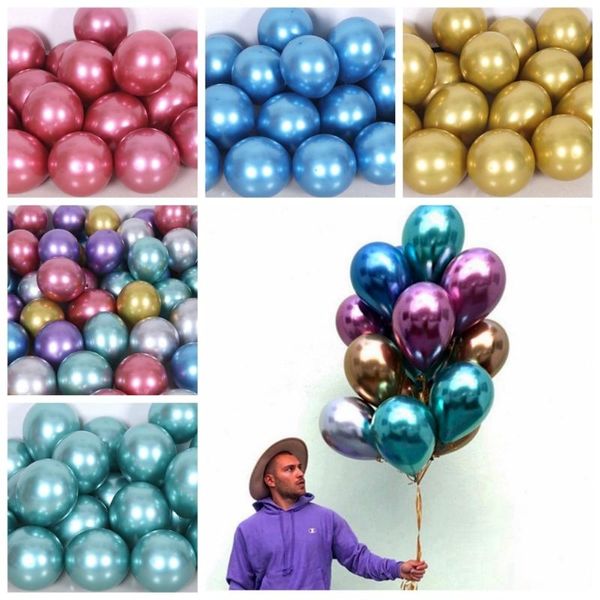 10pcs 12inch Chrome Metallic Latex Balloons Chrome Latex Balloons Wedding Party Decor Happy Birthday Party Decoration Globos
10pcs 12inch Chrome Metallic Latex Balloons Chrome Latex Balloons Wedding Party Decor Happy Birthday Party Decoration Globos