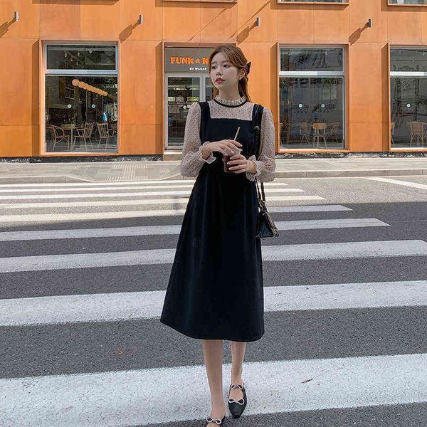 woman casual dresses large women's fat sister mm temperament stitching fake two-piece dresses belly covering small black skirt, Black;gray
woman casual dresses large women's fat sister mm temperament stitching fake two-piece dresses belly covering small black skirt, Black;gray
