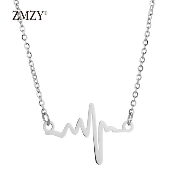 pendant necklaces fashion stainless steel heartbeat necklace women love heart & pendants valentine's day lover gifts, Silver
pendant necklaces fashion stainless steel heartbeat necklace women love heart & pendants valentine's day lover gifts, Silver