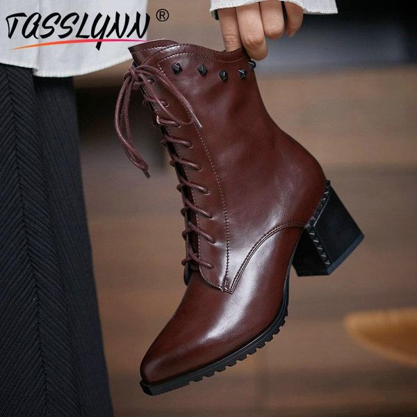 tasslynn 2020 из натуральной кожи ботильоны на каблуках женщины острым носом lace-up winter boots женщины square high, Black
tasslynn 2020 из натуральной кожи ботильоны на каблуках женщины острым носом lace-up winter boots женщины square high, Black