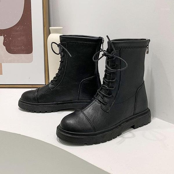 women soft leather wedges ladies warm cross-tied vintage simple women shoes non-slip ankle winter boots1, Black
women soft leather wedges ladies warm cross-tied vintage simple women shoes non-slip ankle winter boots1, Black