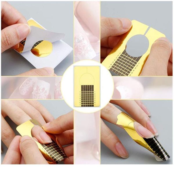 nail forms, 200pcs acrylic nail forms, gold horseshoe nail extension tips, forms for acryl jlloix, Silver
nail forms, 200pcs acrylic nail forms, gold horseshoe nail extension tips, forms for acryl jlloix, Silver