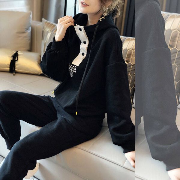 2021 new tyjtjy fall and winter loose sweater with hood long casual sleeve fashion two women's ensemble mwls, White
2021 new tyjtjy fall and winter loose sweater with hood long casual sleeve fashion two women's ensemble mwls, White