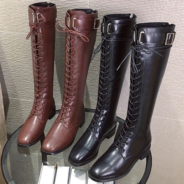 fashion women trending lace up low heels knee high boots warm furry riding boots autumn brown zippers fur boots lady shoes t200821, Black
fashion women trending lace up low heels knee high boots warm furry riding boots autumn brown zippers fur boots lady shoes t200821, Black